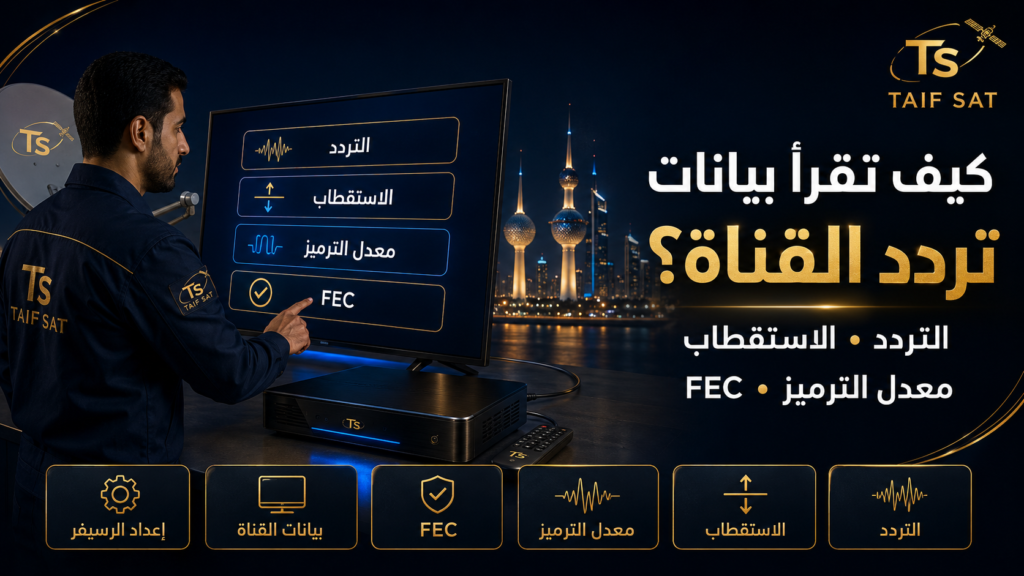 كيف تقرأ بيانات تردد القناة